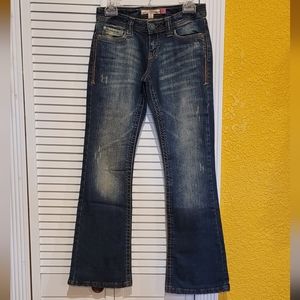 Aeropostale Hailey Skinny Flare Jeans size 1/2 Short